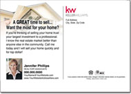 Real Estate Postcards, Keller William Postcards