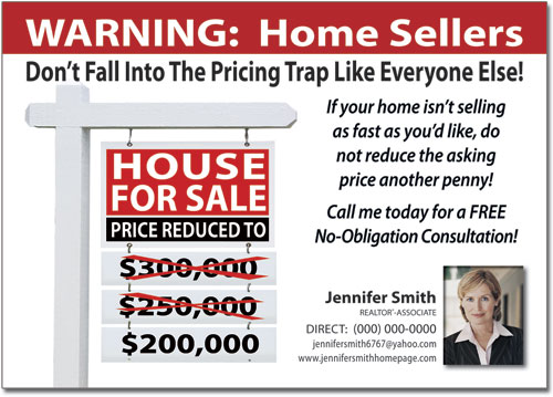 Home Sellers Postcards, Marketing Post card, Post cards