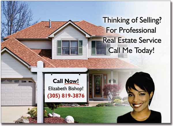 Real Estate Sign Postcards, Marketing Postcard, Advertising Post card, Custom Post cards