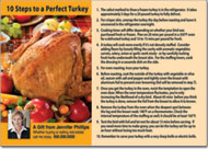Turkey Recipe Postcards